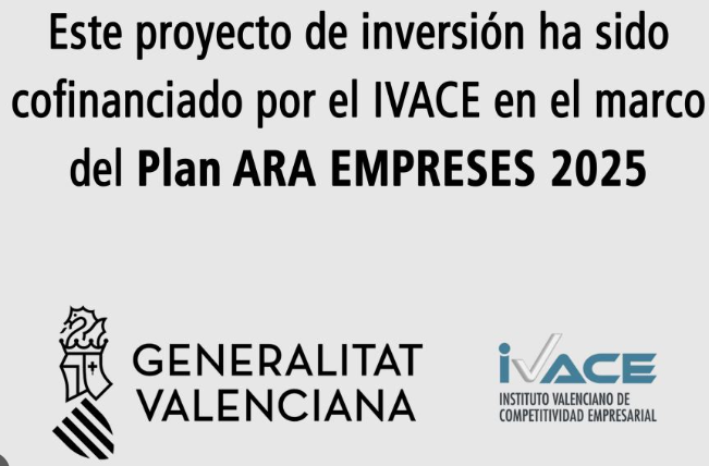 IVACE - Generalitat Valenciana - Plan ARA EMPRESES 2025